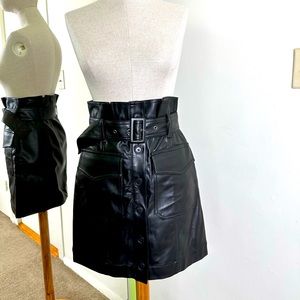 Banana Republic faux leather skirt